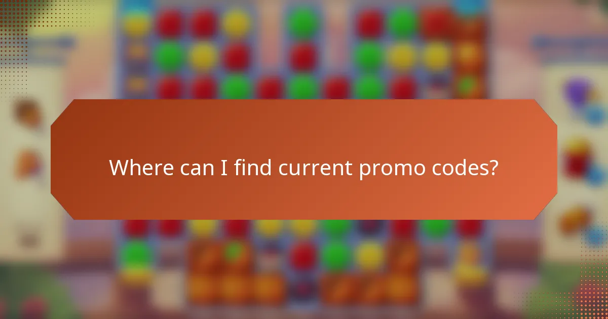 Where can I find current promo codes?